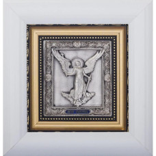 Серебряная икона "Ангел Хранитель" 16х15см Серебряная икона "Ангел Хранитель" 16х15см