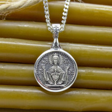 Серебряная ладанка "Неупиваемая Чаша" ПСЧ-017 Серебряная ладанка "Неупиваемая Чаша" ПСЧ-017