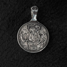 Серебряная ладанка "Святая Троица" ПСЧ-022 Серебряная ладанка "Святая Троица" ПСЧ-022