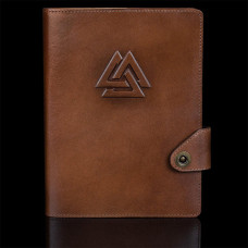 Ежедневник кожаный "Валькнут №2" коричневый