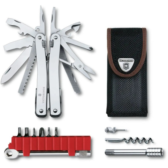Швейцарський ніж складаний Victorinox Swiss Tool Spirit X Plus Ratchet 3.0236.N
