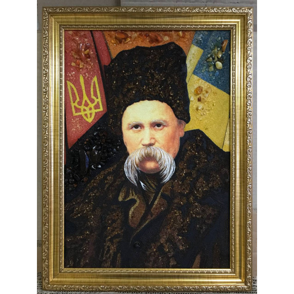 Картина из янтаря "Шевченко" 20x30 Картина из янтаря "Шевченко" 20x30