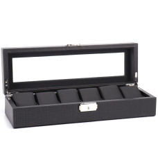 Шкатулка для хранения часов Craft 6PU.CRB.BL Шкатулка для хранения часов Craft 6PU.CRB.BL