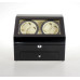 Шкатулка для часов Salvadore 066/BW/F 2x4 с подзаводом