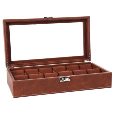 Шкатулка для хранения часов Salvadore PB/3622/12.DBR Шкатулка для хранения часов Salvadore PB/3622/12.DBR