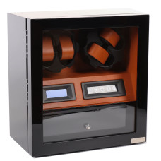 Шкатулка для часов Salvadore X-2/05-BBr 2x4+ с подзаводом