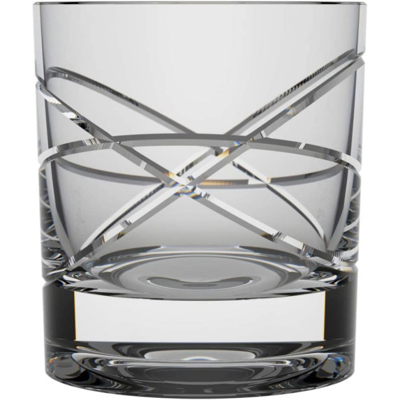 Склянка для віскі та води, що обертається Shtox Три орбиты 320 мл кришталь
