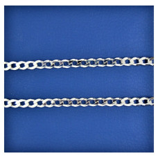 Серебряная цепь Панцирь 6П-140 60 см