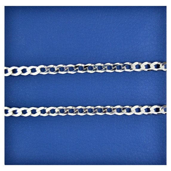 Серебряная цепь Панцирь 6П-140 60 см Серебряная цепь Панцирь 6П-140 60 см