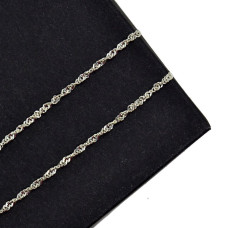 Серебряная цепь Сингапур С-30 55см