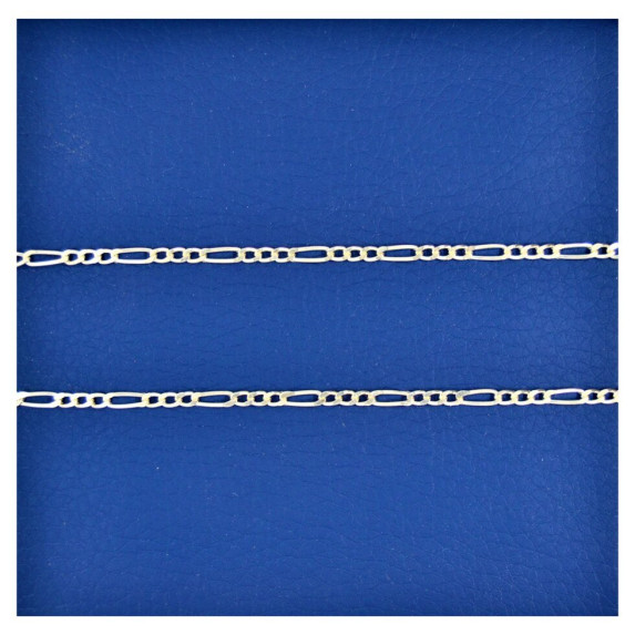 Серебряная цепь Фигаро Ф-65 55см