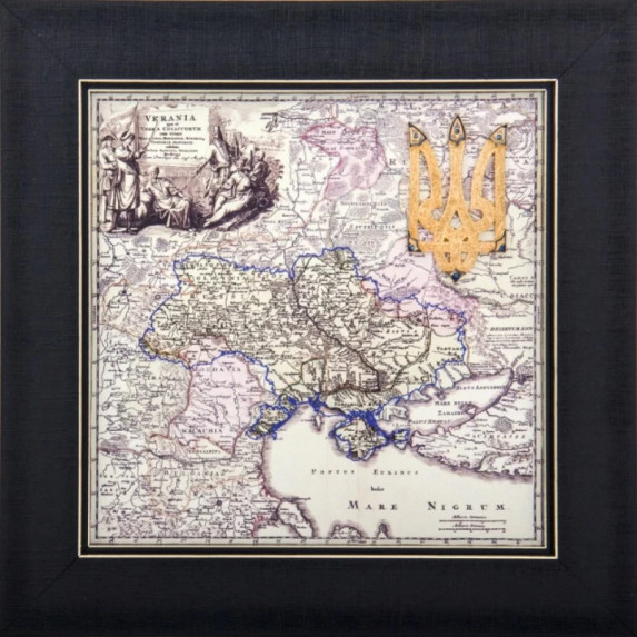 Плакетка "Карта Украины"
