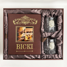 Подарочный набор бокалов с книгой "Одиссея Виски" Подарочный набор бокалов с книгой "Одиссея Виски"