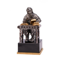 Бронзовая коллекционная статуэтка "Бухгалтер" серия ЕВРЕЙСКАЯ ТЕМАТИКА