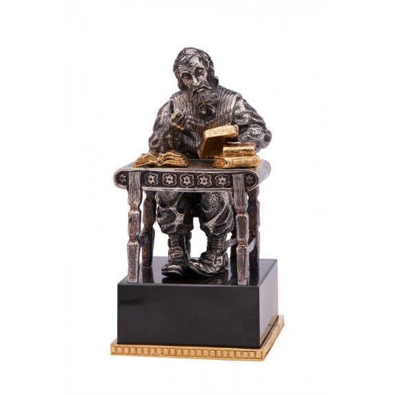 Бронзовая коллекционная статуэтка "Бухгалтер" серия ЕВРЕЙСКАЯ ТЕМАТИКА
