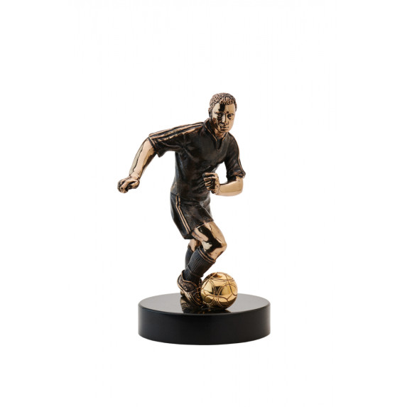 Бронзовая коллекционная статуэтка "Футболист" серия СПОРТ Бронзовая коллекционная статуэтка "Футболист" серия СПОРТ