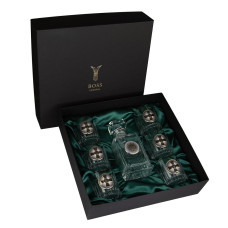 Набор стаканов для виски с графином "ВСУ" 7 предметов Boss Crystal Набор стаканов для виски с графином "ВСУ" 7 предметов Boss Crystal