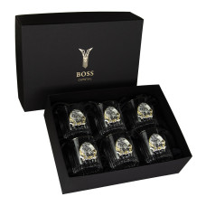 Набор стаканов для виски "Генеральский" Boss Crystal (Орлы)