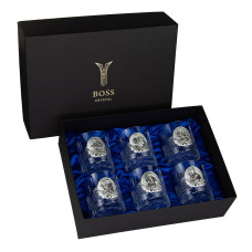 Набор стаканов "Казаки" Boss Crystal хрусталь, серебро Набор стаканов "Казаки" Boss Crystal хрусталь, серебро