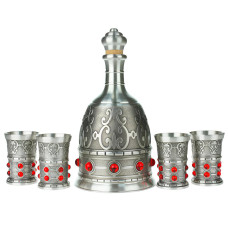 Набор стаканов для виски с графином "Rubin" Artina Набор стаканов для виски с графином "Rubin" Artina