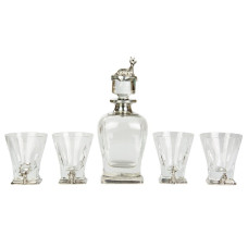 Набор стаканов для виски с графином "Охота на Джейрана"