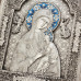 Серебряная икона "Богородица Страстная"