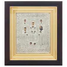 Серебряная икона "Богородица Киево-Печерская"