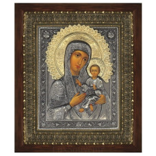 Серебряная икона "Богоматерь Одигитрия"