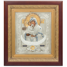 Серебряная икона "Богоматерь Почаевская"