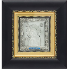 Серебряная икона "Богородица Почаевская"