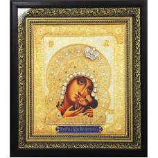 Серебряная икона "Пресвятая Богородица Касперовская"