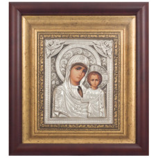 Серебряная икона "Богородица Казанская"