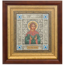 Серебряная икона "Святая мученица Надежда" Серебряная икона "Святая мученица Надежда"