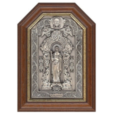 Серебряная икона "Святая мученица Светлана"