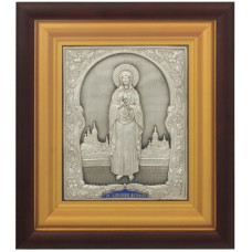 Серебряная икона "Святая блаженная Матрона"