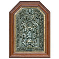 Серебряная икона "Святая мученица Ирина"