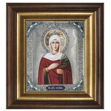 Серебряная икона "Святая мученица Татьяна"