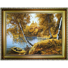Картина из янтаря "Берег" 20x30 Картина из янтаря "Берег" 20x30