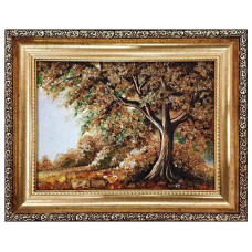 Картина из янтаря "Старый дуб" 20x30 Картина из янтаря "Старый дуб" 20x30