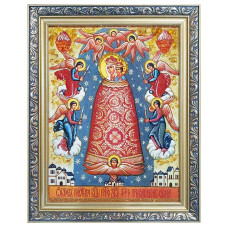 Икона из янтаря "Пресвятая Богородица Прибавление ума" 15x20 Икона из янтаря "Пресвятая Богородица Прибавление ума" 15x20