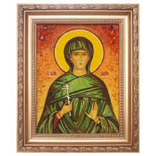 Икона из янтаря "Святая великомученица Злата" 15x20 Икона из янтаря "Святая великомученица Злата" 15x20