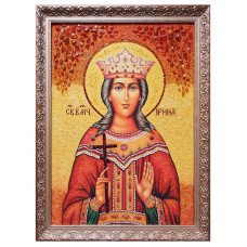 Икона из янтаря "Великомученица Ирина" 15x20 Икона из янтаря "Великомученица Ирина" 15x20