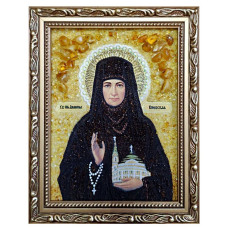 Икона из янтаря "Святая Димитра Киевская" 15x20 Икона из янтаря "Святая Димитра Киевская" 15x20