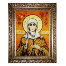 Икона из янтаря "Святая Емилия Кесарийская" 15x20 Икона из янтаря "Святая Емилия Кесарийская" 15x20