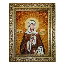 Икона из янтаря "Святая мученица Анна Готфская" 15x20 Икона из янтаря "Святая мученица Анна Готфская" 15x20