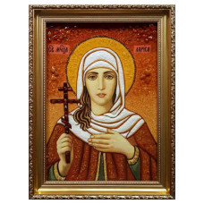 Икона из янтаря "Святая мученица Лариса" 15x20 Икона из янтаря "Святая мученица Лариса" 15x20