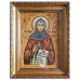 Икона из янтаря "Святая преподобная Аполлинария" 40x60
