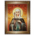 Икона из янтаря "Святая преподобномученица Анастасия Римская" 15x20