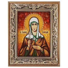 Икона из янтаря "Святая Емилия Каппадокийская" 15x20 Икона из янтаря "Святая Емилия Каппадокийская" 15x20
