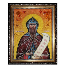 Икона из янтаря "Святой равноапостольный Кирилл Философ" 15x20 Икона из янтаря "Святой равноапостольный Кирилл Философ" 15x20